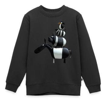 Stadtmusikanten "Funny" - Kinder Premium Organic Sweatshirt - Schwarz - Vorne - AI Model Kid Female (0cm)
