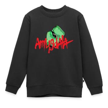 Amygdala 2 - Kinder Premium Organic Sweatshirt - Schwarz - Vorne - AI Model Kid Female (0cm)
