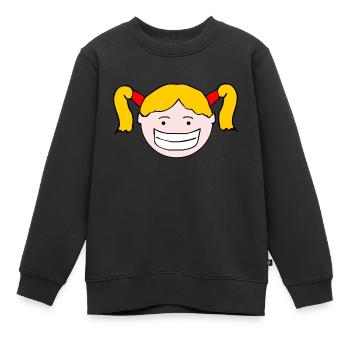 Trudy Walker: Chef - Sweat Premium enfant bio - noir - Devant - AI Model Kid Female (0cm)