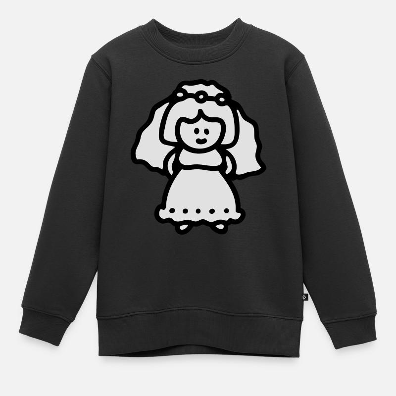 Jeune mariée - Sweat Premium enfant bio - noir