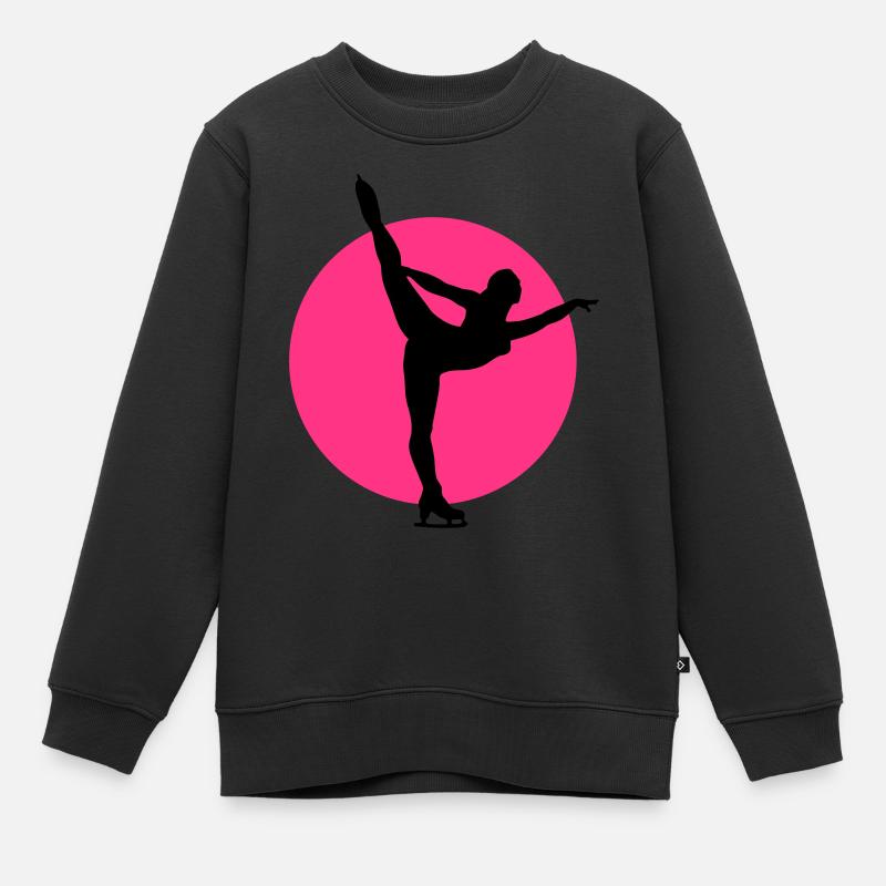 eiskunst_d_2c - Kinder Premium Organic Sweatshirt - Schwarz
