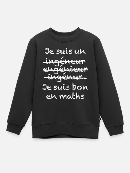Ingénieur - Sweat Premium enfant bio - noir