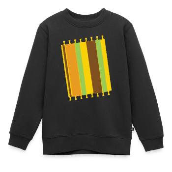 Eine flache Decke für Hintergrund - Kinder Premium Organic Sweatshirt - Schwarz - Vorne - AI Model Kid Female (0cm)
