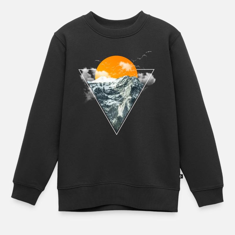 Landscape - Sweat Premium enfant bio - noir