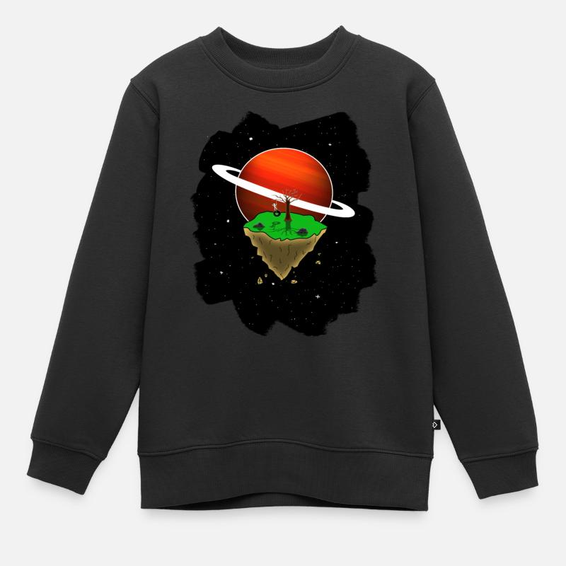 Flottant dans l'espace - Sweat Premium enfant bio - noir