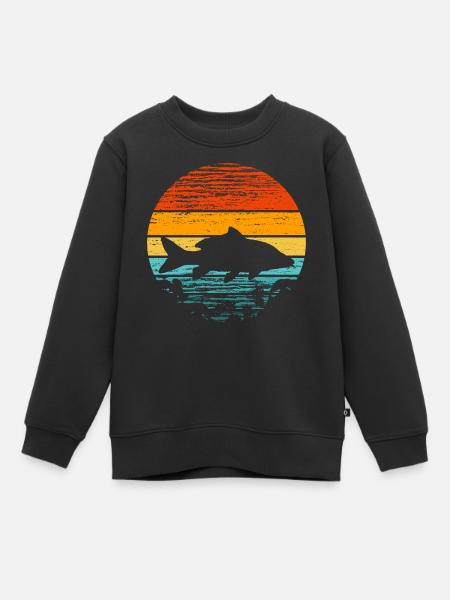 Karpfen Carp Fisch Geschenkidee - Kinder Premium Organic Sweatshirt - Schwarz