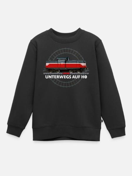 Märklin Unterwegs Auf H0 - Kinder Premium Organic Sweatshirt - Schwarz