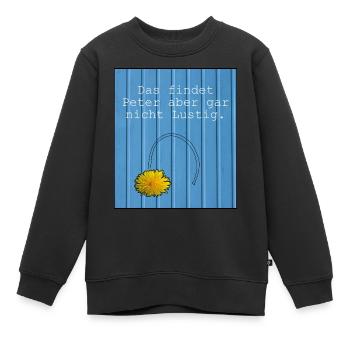 Peter Lustig Print - Kinder Premium Organic Sweatshirt - Schwarz - Vorne - AI Model Kid Female (0cm)