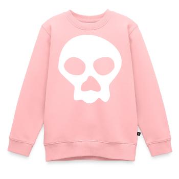 Jimbo Jones Totenkopf Pirat Kostüm - Kinder Premium Organic Sweatshirt - Rosa - Vorne - AI Model Kid Female (0cm)