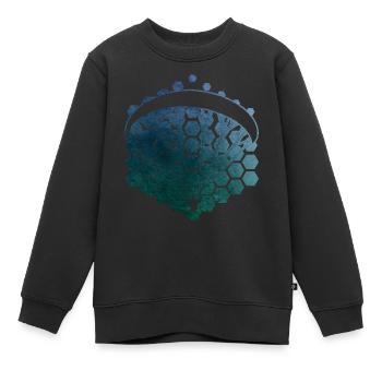 Parapente Parapente Parapente - Sweat Premium enfant bio - noir - Devant - AI Model Kid Female (0cm)