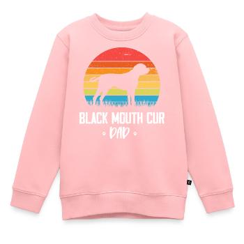 Black Mouth Cur - Kids Premium Organic Sweatshirt - rose - Front - AI Model Kid Female (0cm)