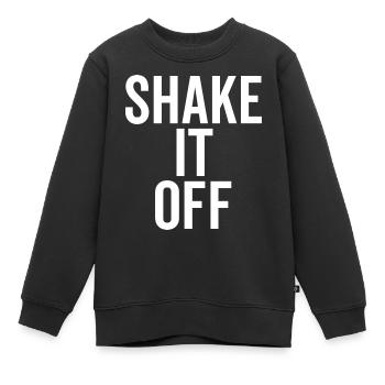 Shake It Off - Kids Premium Organic Sweatshirt - black - Front - AI Model Kid Female (0cm)