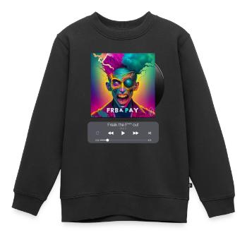 Freak, Album cover, Art of music, AI shirts - Kinder Premium Organic Sweatshirt - Schwarz - Vorne - AI Model Kid Female (0cm)