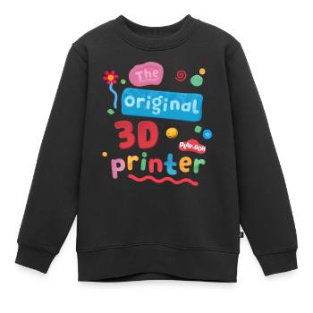 Play-Doh Knete, Der Originale 3D-Drucker - Kinder Premium Organic Sweatshirt - Schwarz - Vorne - AI Model Kid Female (0cm)