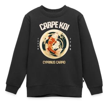 Traditionelles Japan - Kinder Premium Organic Sweatshirt - Schwarz - Vorne - AI Model Kid Female (0cm)