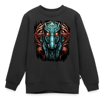 Fun Sayings anniversaire Happy Horses cadeau - Sweat Premium enfant bio - noir - Devant - AI Model Kid Female (0cm)