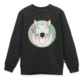 SCHIKANIEREN - Kinder Premium Organic Sweatshirt - Schwarz - Vorne - AI Model Kid Female (0cm)