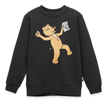 Schule - Kinder Premium Organic Sweatshirt - Schwarz - Vorne - AI Model Kid Female (0cm)