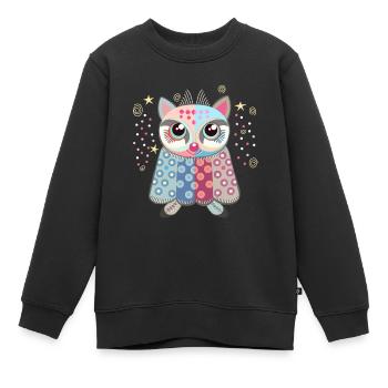 Zezette - Kinder Premium Organic Sweatshirt - Schwarz - Vorne - AI Model Kid Female (0cm)