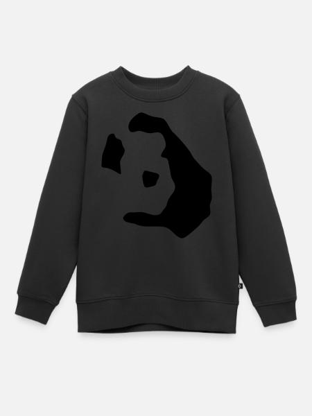 Santorin - Sweat Premium enfant bio - noir
