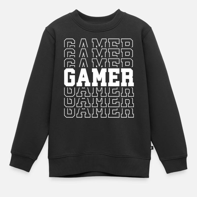 Joueur - Sweat Premium enfant bio - noir