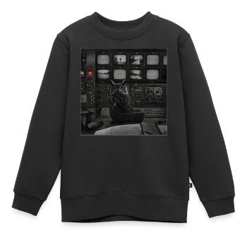 Mystery Eule Überwachungszentrale Animal Crime - Kinder Premium Organic Sweatshirt - Schwarz - Vorne - AI Model Kid Female (0cm)