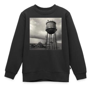 Bird of Prey Raven Water Tower Rétro Animal Crime - Sweat Premium enfant bio - noir - Devant - AI Model Kid Female (0cm)