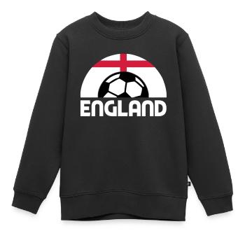 england - Kinder Premium Organic Sweatshirt - Schwarz - Vorne - AI Model Kid Female (0cm)