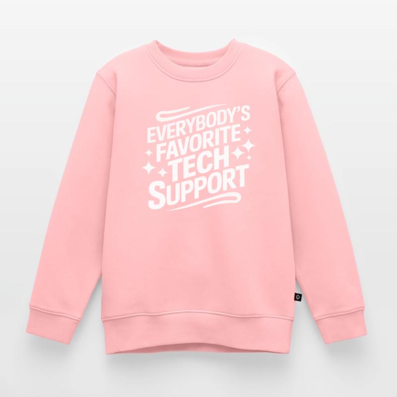 Technischer Support Computerfreak Nerd Kinder Premium Organic Sweatshirt