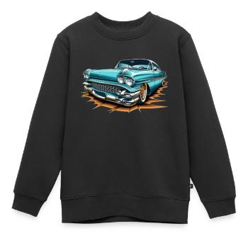 schicker Lowrider - Kinder Premium Organic Sweatshirt - Schwarz - Vorne - AI Model Kid Female (0cm)
