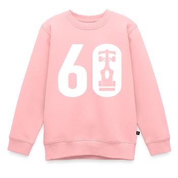 60 Formule Motorsport - Sweat Premium enfant bio - rose - Devant - AI Model Kid Female (0cm)