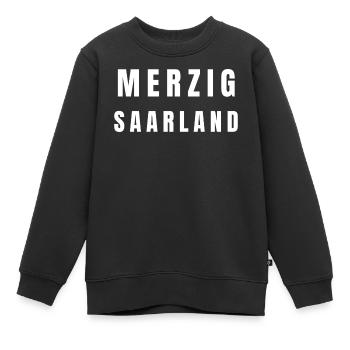 Merzig Sarre - Sweat Premium enfant bio - noir - Devant - AI Model Kid Female (0cm)