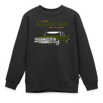 Classic Car Lovers i love my car - Kinder Premium Organic Sweatshirt - Schwarz - Vorne - AI Model Kid Female (0cm)