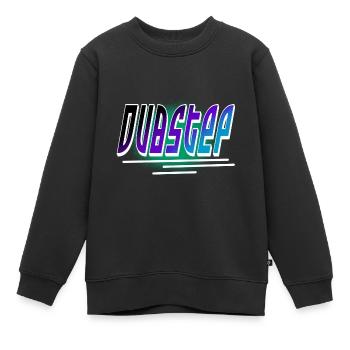 Dubstep - Sweat Premium enfant bio - noir - Devant - AI Model Kid Female (0cm)