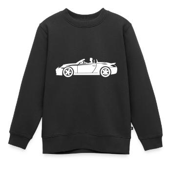 Auto Sportwagen - Kinder Premium Organic Sweatshirt - Schwarz - Vorne - AI Model Kid Female (0cm)