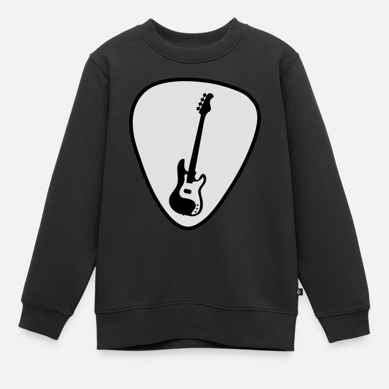 guitar - Kids Premium Organic Sweatshirt - black