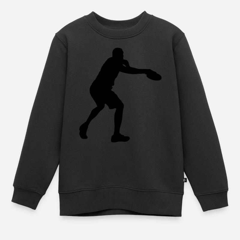 discgolf - Kids Premium Organic Sweatshirt - black