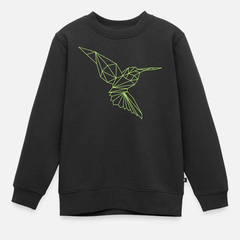 Eisvogel - Kinder Premium Organic Sweatshirt - Schwarz