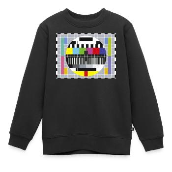 Test-Bild - Kinder Premium Organic Sweatshirt - Schwarz - Vorne - AI Model Kid Female (0cm)