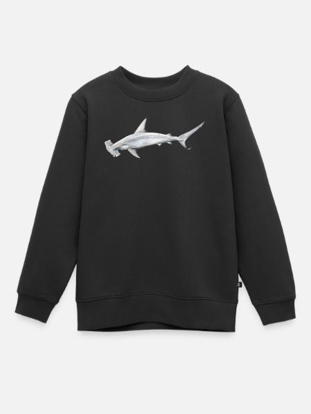 requin Martillon - requin-marteau - Réquin - Sweat Premium enfant bio - noir