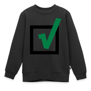 Haken - Kinder Premium Organic Sweatshirt - Schwarz - Vorne - AI Model Kid Female (0cm)