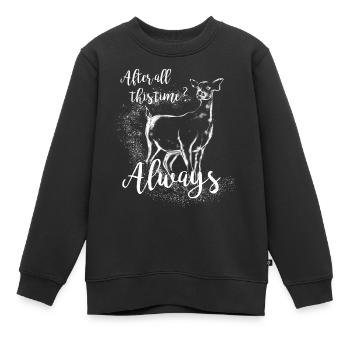 Harry Potter After All This Time Always - Kids Premium Organic Sweatshirt - black - Front - AI Model Kid Female (0cm)