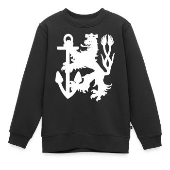 Düsseldorf - Düsseldorf Lion - Sweat Premium enfant bio - noir - Devant - AI Model Kid Female (0cm)