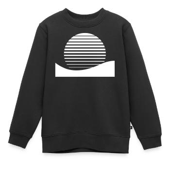 Lever du soleil - Sweat Premium enfant bio - noir - Devant - AI Model Kid Female (0cm)