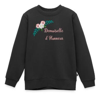 Brautjungfer - Bukolische Sammlung - Kinder Premium Organic Sweatshirt - Schwarz - Vorne - AI Model Kid Female (0cm)