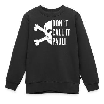 Dontcallit Pauli - Sweat Premium enfant bio - noir - Devant - AI Model Kid Female (0cm)