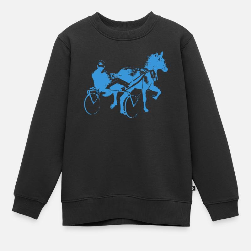 trotteur - Sweat Premium enfant bio - noir