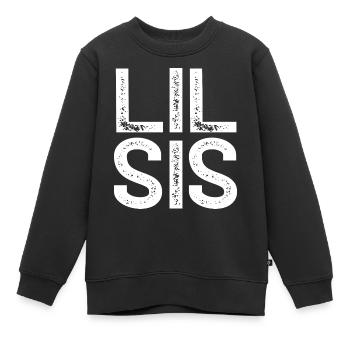 Petite soeur petite soeur Petite grande soeur cadeau - Sweat Premium enfant bio - noir - Devant - AI Model Kid Female (0cm)