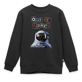 Out of Space - Travis Scott Style Astronaut - Kinder Premium Organic Sweatshirt - Schwarz - Vorne - AI Model Kid Female (0cm)