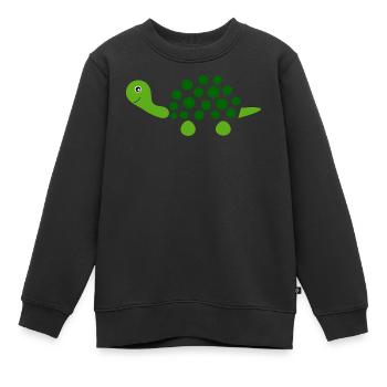 Tortue Tortues - Sweat Premium enfant bio - noir - Devant - AI Model Kid Female (0cm)